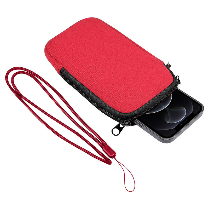 Waterproof Phone Bag - Neoprene Phone Pouch With Lanyard,Shockproof Waterproof