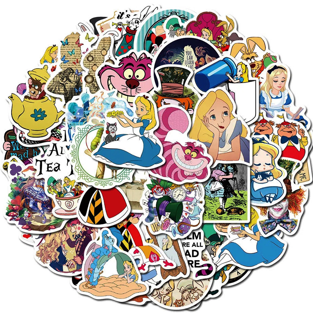 Phone Accessories Vivo - 10/30/50pcs Cartoon Disney Alice in Wonderland