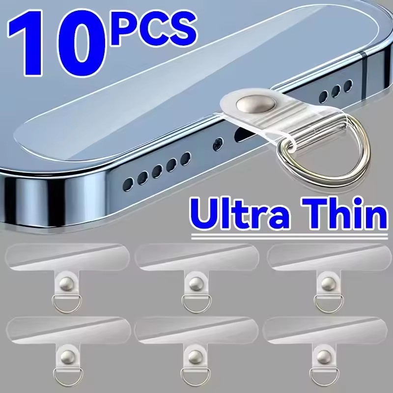 Phone Accessories And Gadgets - Universal Transparent Detachable Phone Lanyard Clips
