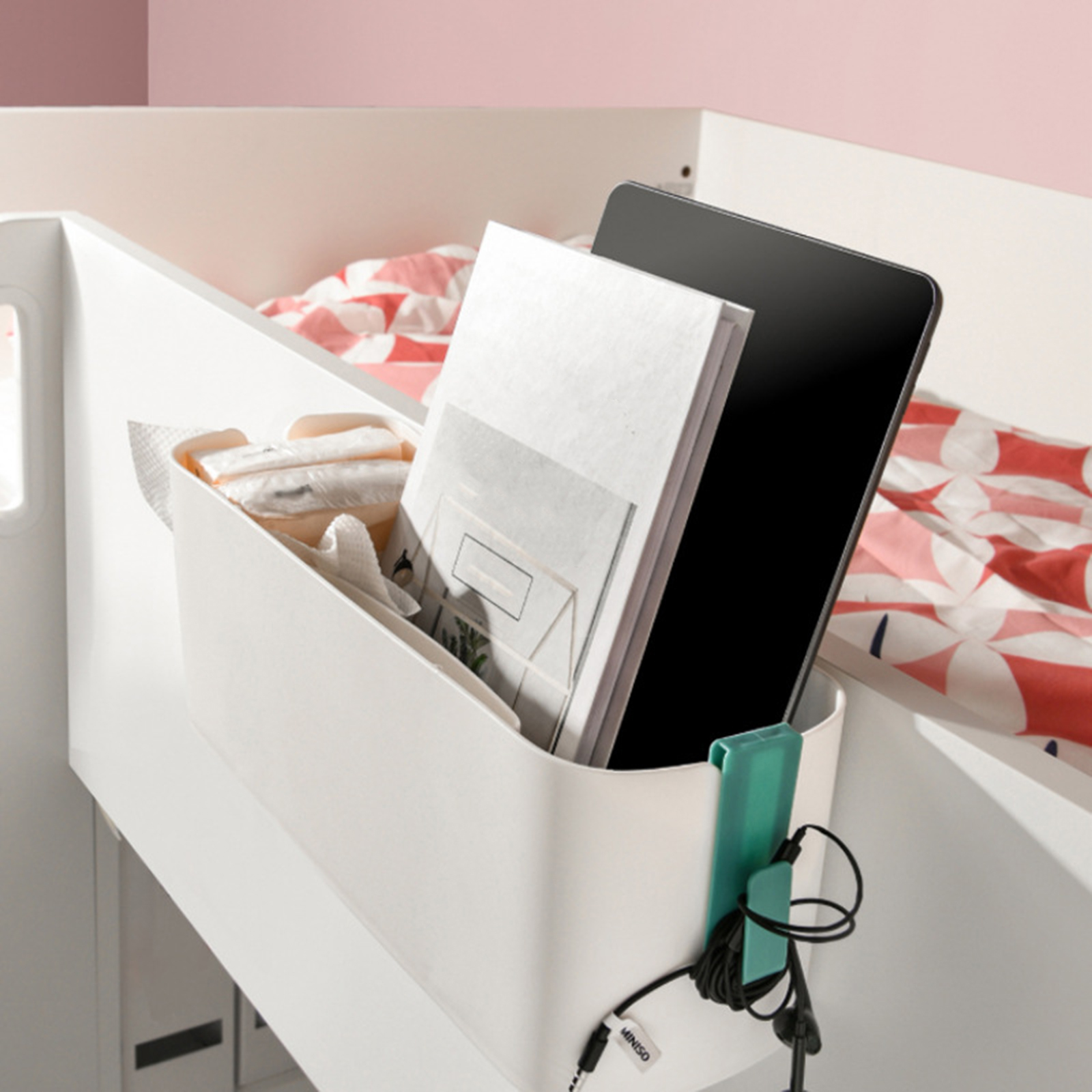 Phone Accessories Hanger - Organizer Box Magazine Holder with Double