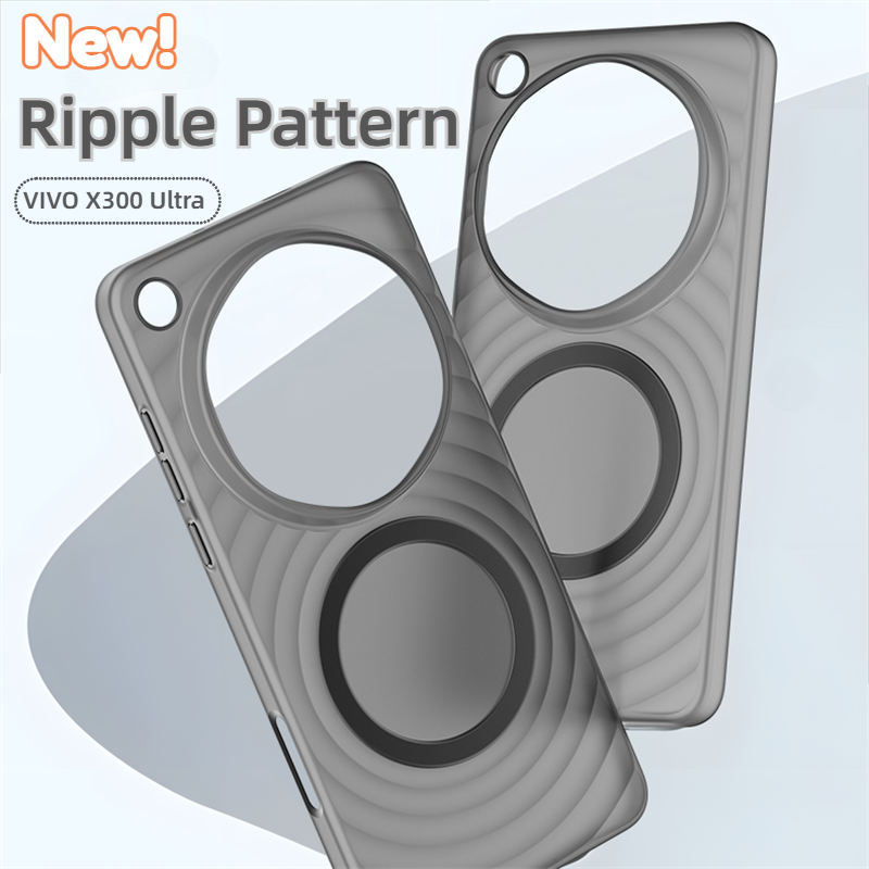 Phone Accessories Vivo - Luxury Translucent Ripple Pattern PP Phone