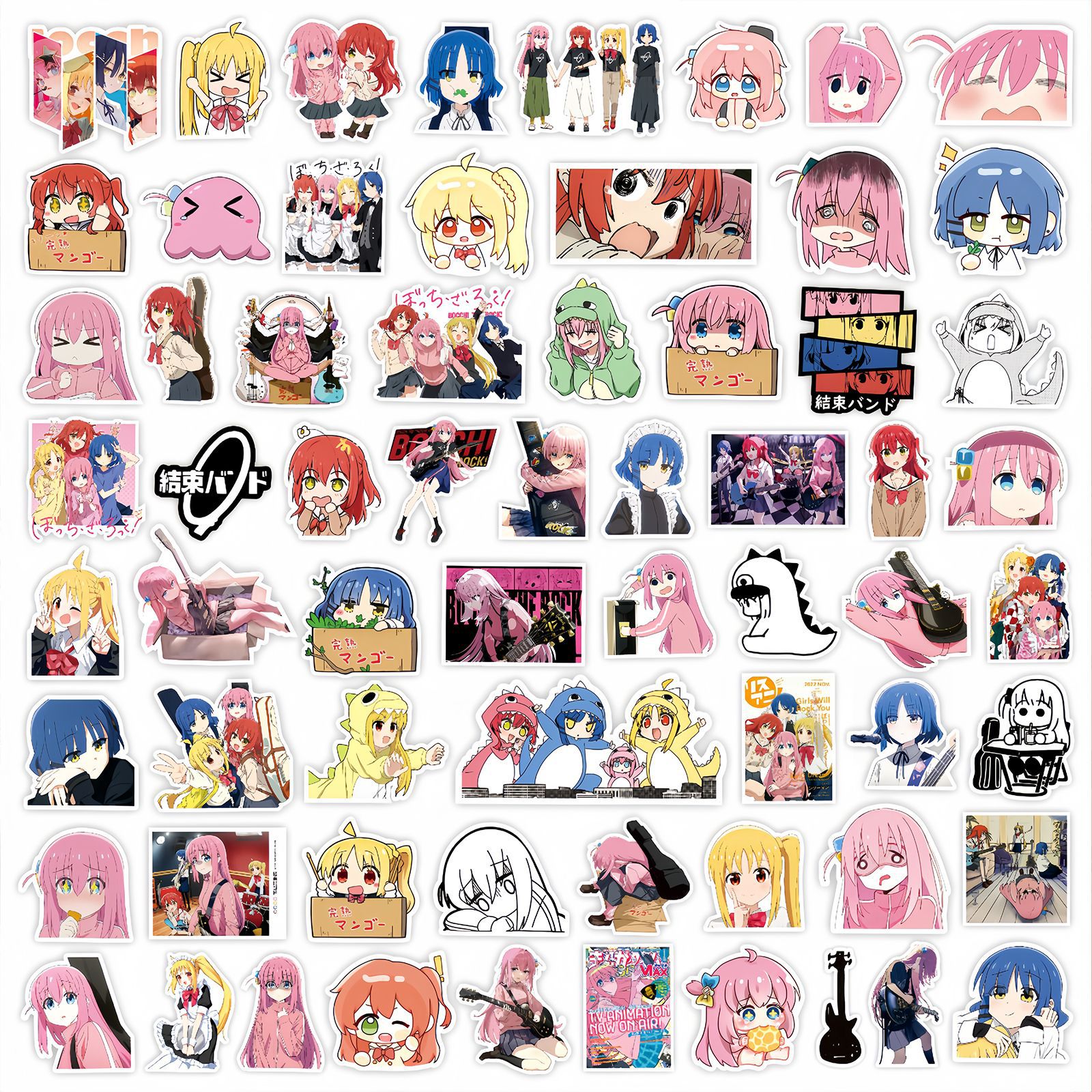 Phone Accessories Items - 50Pcs Anime BOCCHI THE ROCK! Stickers