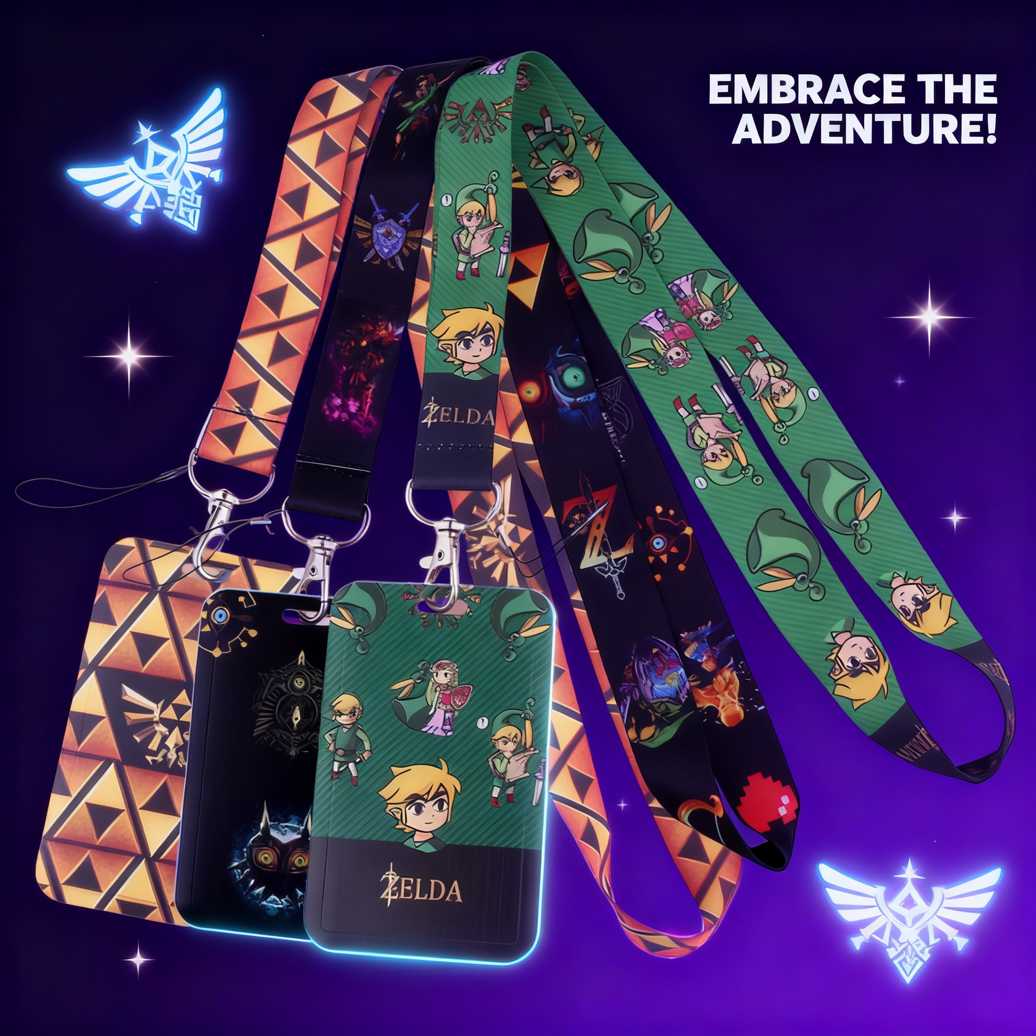 Phone Accessories Items - Cartoon Game Lanyards for Key Neck