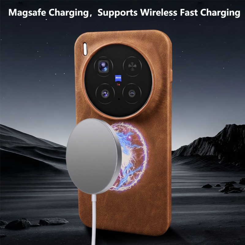 For Magsafe Leather Shockproof – Phone Accessories Vivo Bewertung und Preis