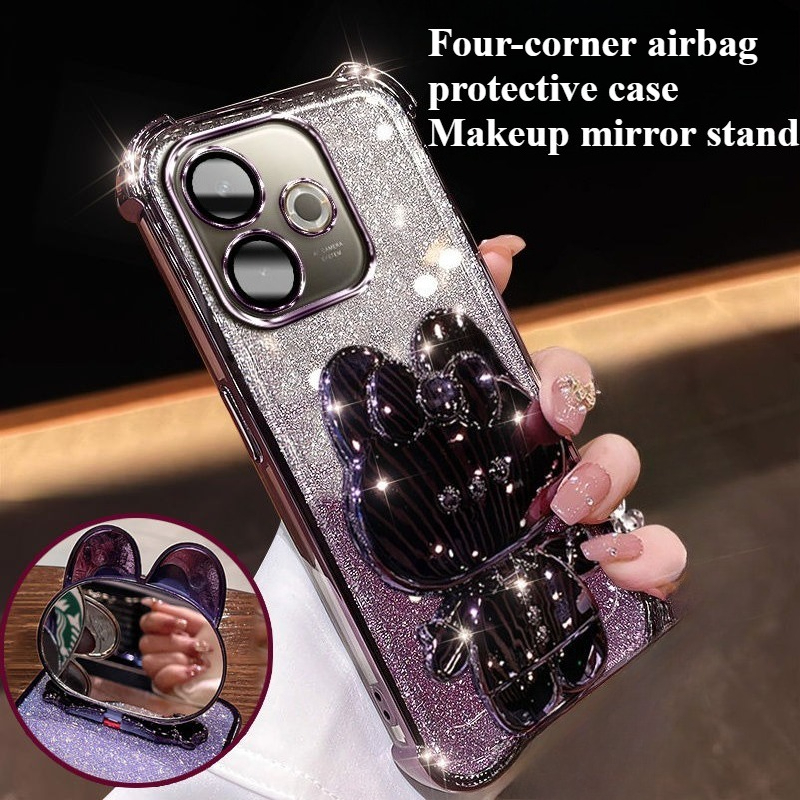 Fashion Glitter Mirror Holder  – Phone Accessories Vivo Bewertung und Preis