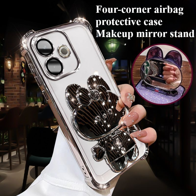 Fashion Glitter Mirror Holder  – Phone Accessories Vivo Bewertung und Preis
