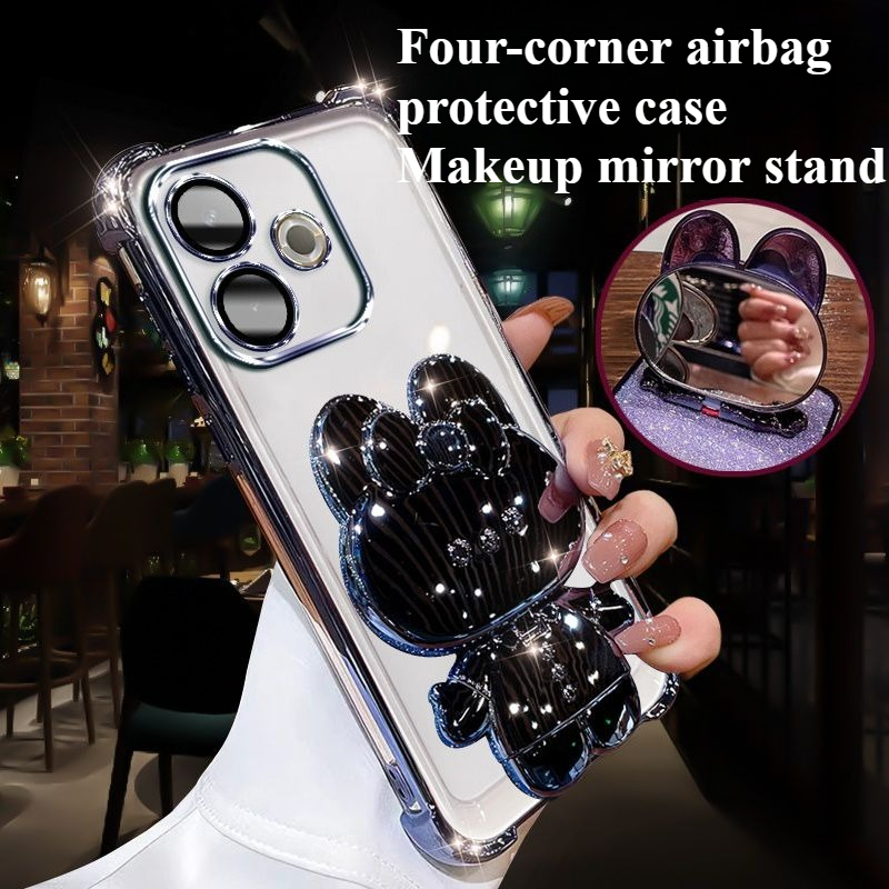 Fashion Glitter Mirror Holder  – Phone Accessories Vivo Bewertung und Preis