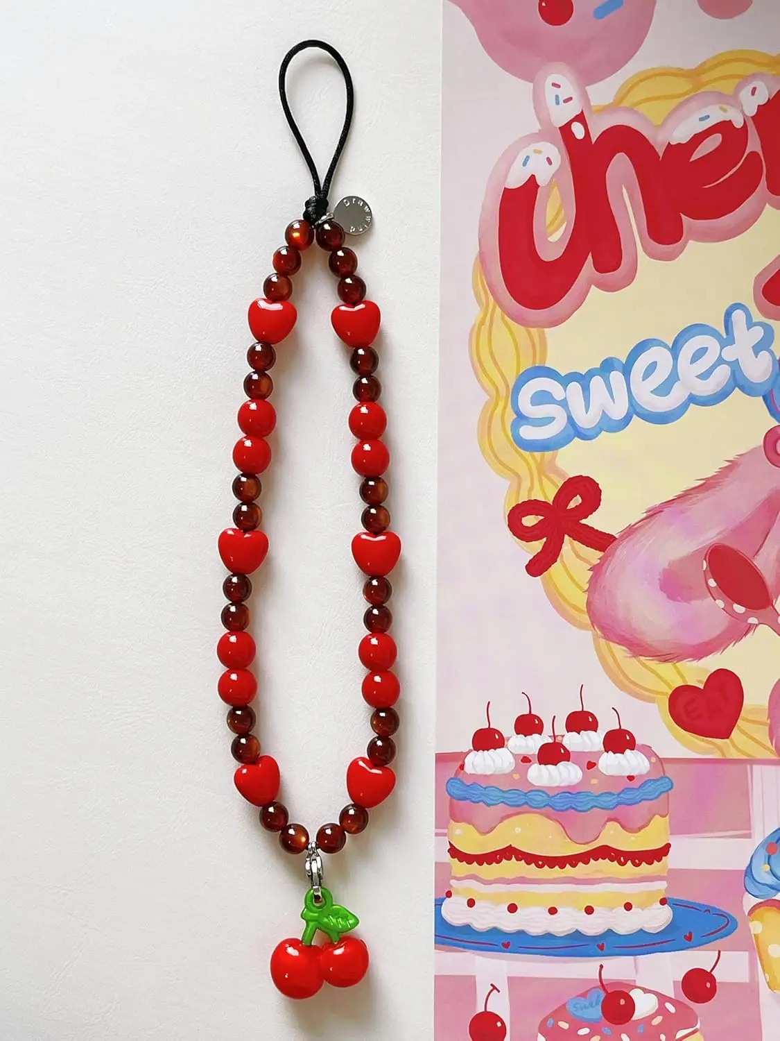 Cute Beaded Phone Charm Wrist  – Phone Accessories Case Bewertung und Preis
