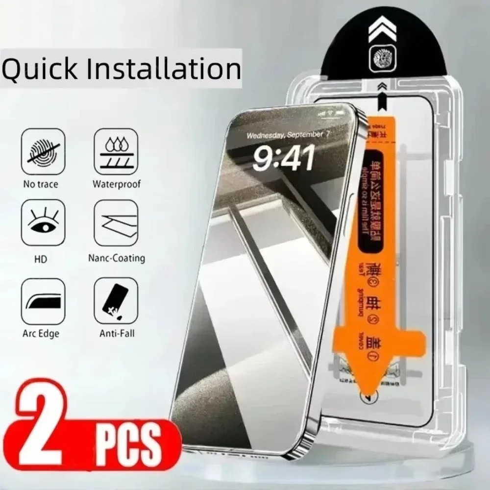 2PCS Transparent Tempered Glas – Phone Accessories Online Shop Bewertung und Preis