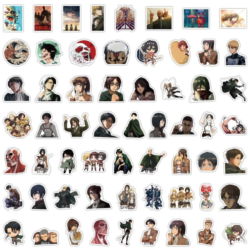 60Pcs Attack on Titan Anime St – Phone Accessories Items Bewertung und Preis