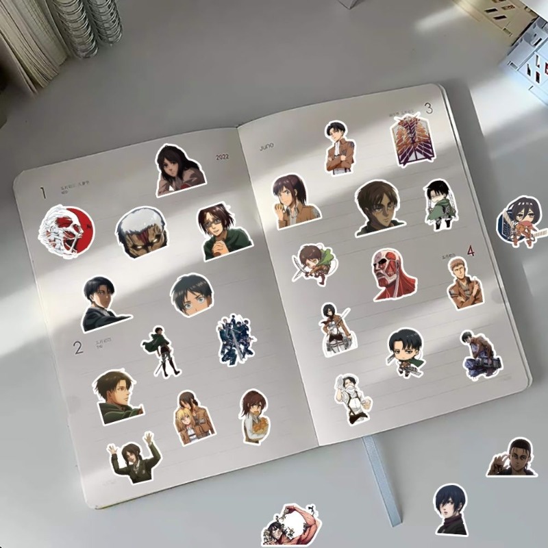 60Pcs Attack on Titan Anime St – Phone Accessories Items Bewertung und Preis