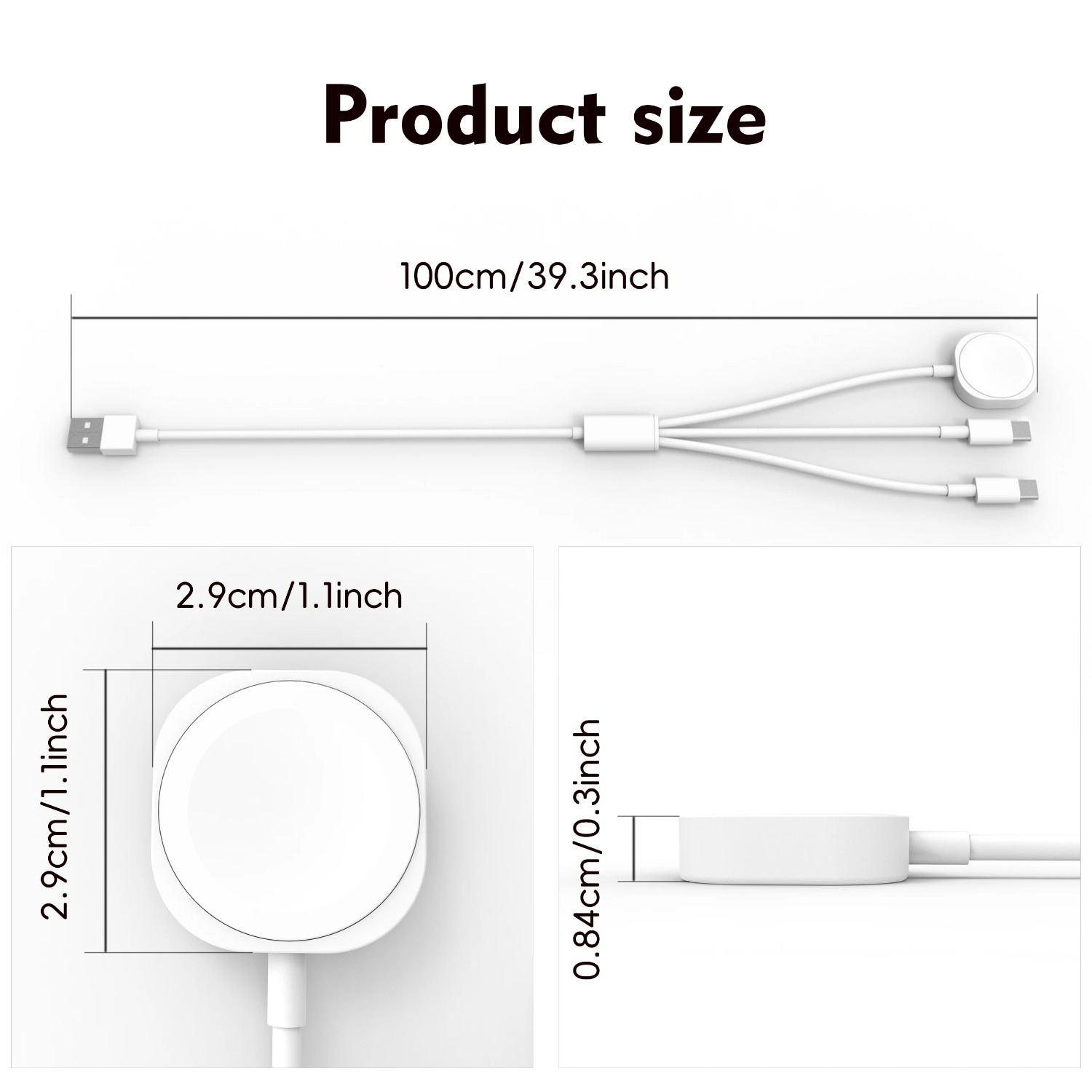 3 in 1  Magnetic Watch Charger – Fast Charging Cable Bewertung und Preis