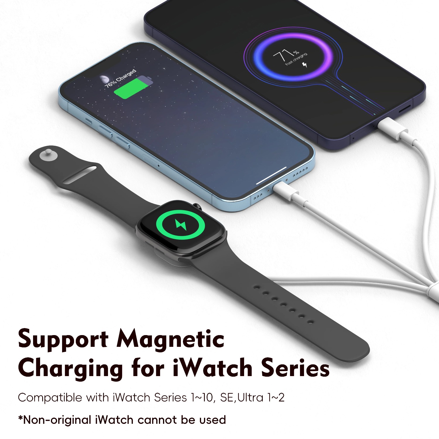 3 in 1  Magnetic Watch Charger – Fast Charging Cable Bewertung und Preis
