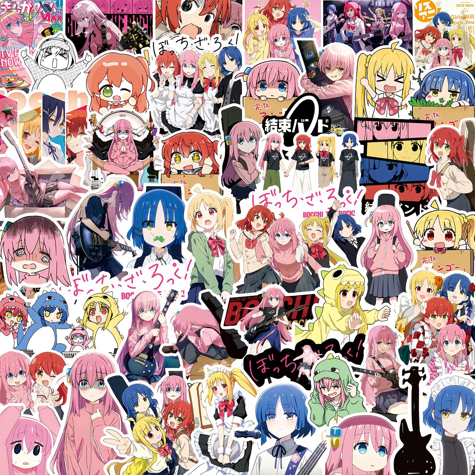 50Pcs Anime BOCCHI THE ROCK! S – Phone Accessories Items Bewertung und Preis