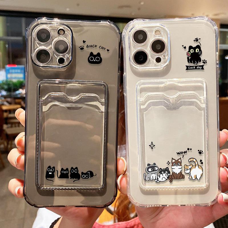 Cute Black Cat Phone Case For  – Phone Accessories Case Bewertung und Preis