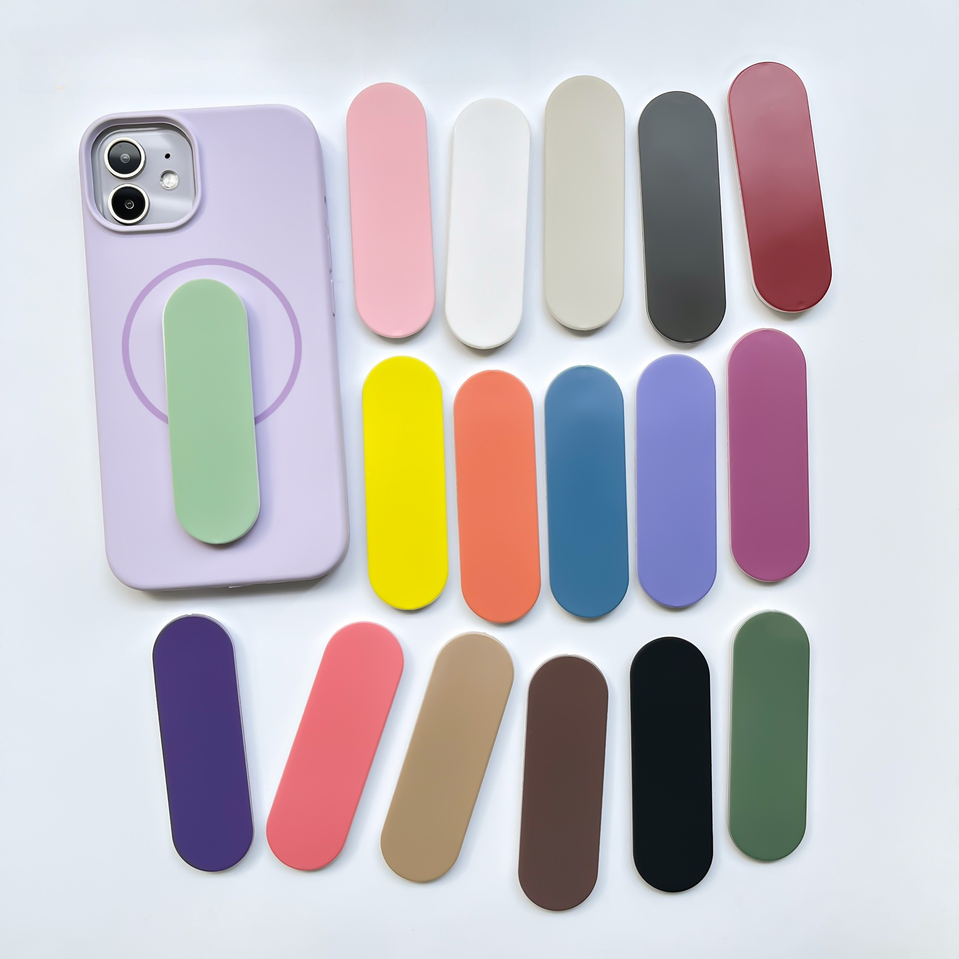 Simple Macaron Solid Color Sli – Phone Accessories And Gadgets Bewertung und Preis